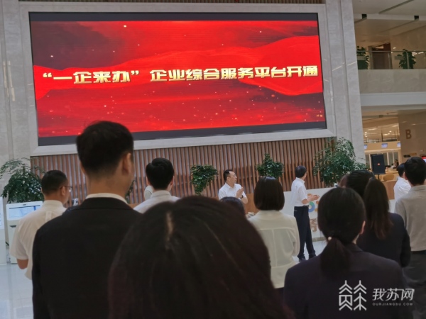 江苏开通国内首家“一企来办”企业综合服务平台完美电竞 完美csgo(图2)