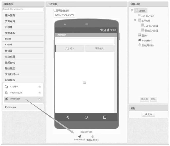 完美电竞基于App Inventor的人工智能移动终端编程项目课程设计与实践(图7)