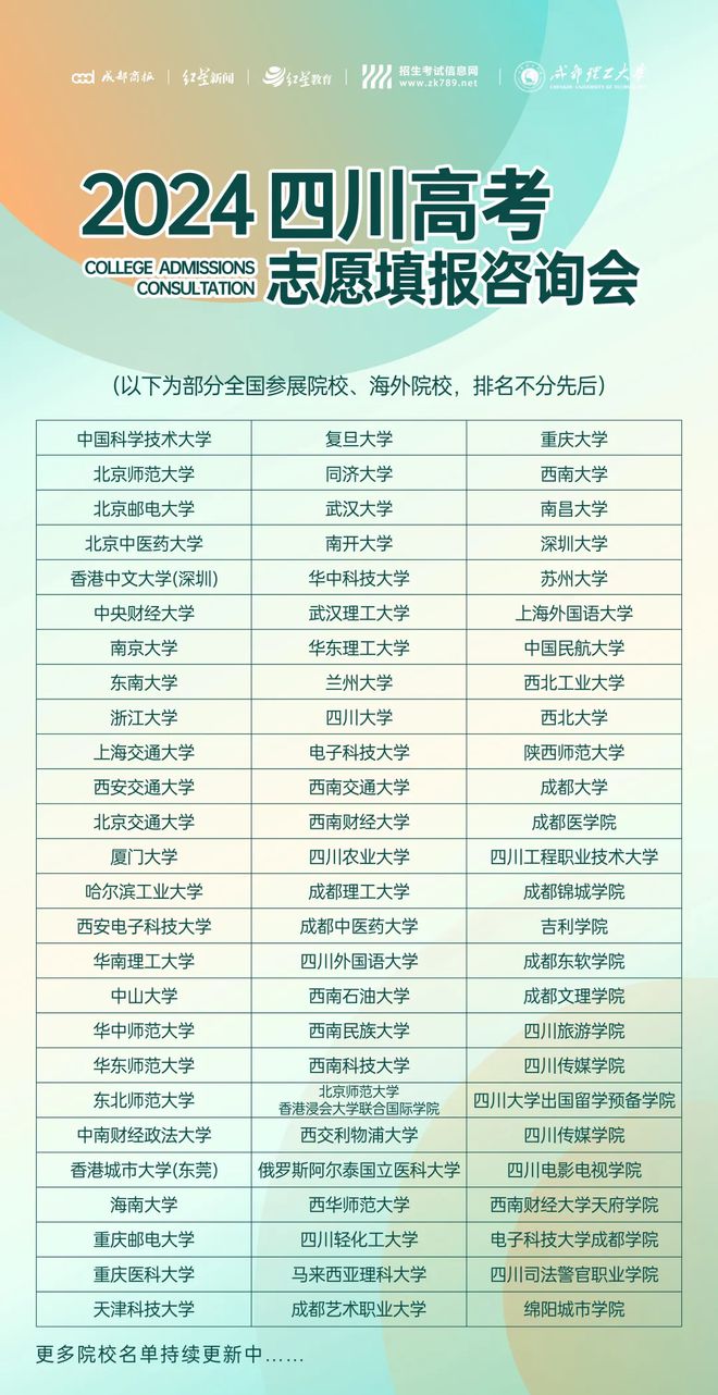 高考今天结束！6月10日全川高考咨询会在这里举完美电竞行